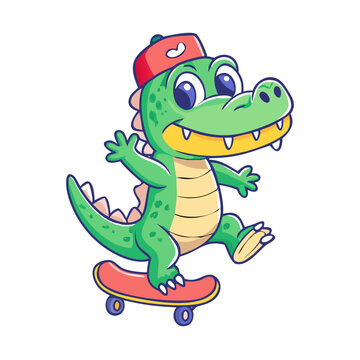 Funny cartoon snake holding sign cute vector illustration reptile character design