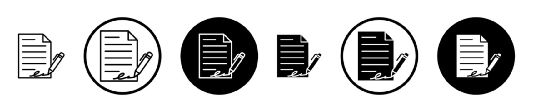 signature file icon, template for graphic or web design. vector illustration