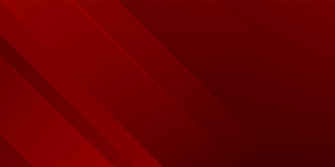Obraz premium Abstract simple dark red gradient illustration background with 3d look overlap square with shadow and line pattern. Cool design and luxury. Eps10 vector