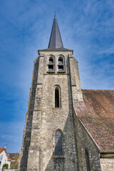 Obraz premium The Church of Saint-Pierre-et-Saint-Paul (Saint Peter and Saint Paul) is the main Catholic religious building in the town of Saint-Pierre-lès-Nemours, in the Île-de-France region.