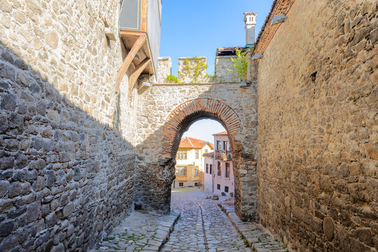 Hisar Kapia Gate in Plovdiv city centre