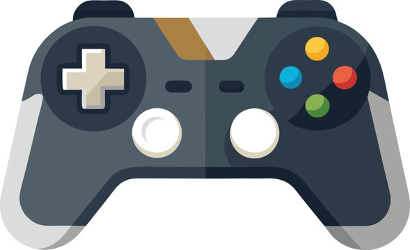 Modern video game controller icon for gaming