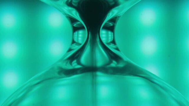 Hourglass as a symbol of passing time sand is falling time is going lifestyle macro art video