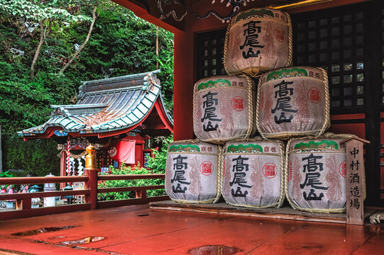 The Yakuoin Temple, officially known as Takaosan Yakuoin Yukiji is located at the summit of Mt Takao.