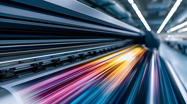 Large format inkjet printer vibrant colors printing process