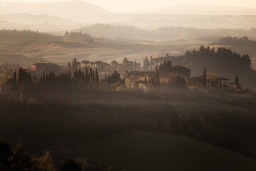 Obraz premium toscana, val de orcia