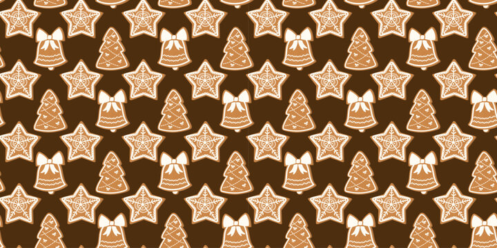 New year pink vector cover with snowflake and snowman. Elements for festive bg texture christmas background featuring. Christmas tree patchwork candy and seamless christmas ornament.