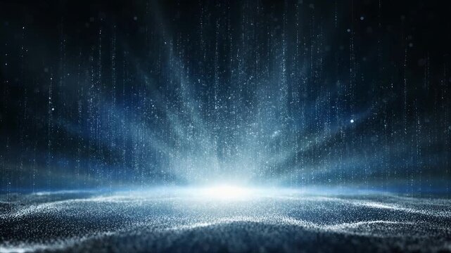 Subtle expansion compression cosmic dust cloud breathing gently particles glimmer cinematic ambience