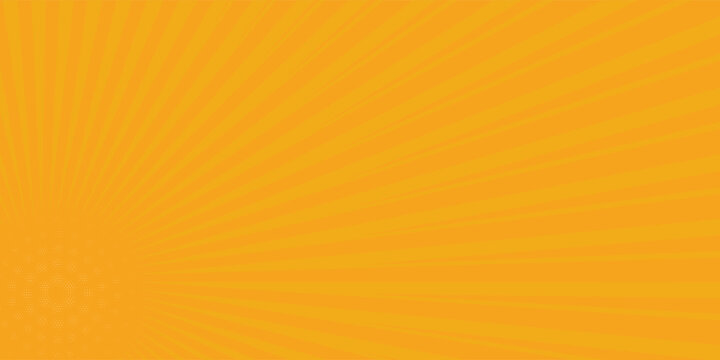 orange sun rays background design template