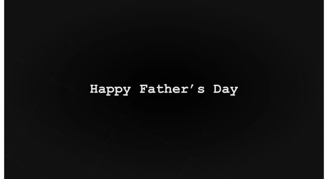 Happy father&rsquo;s day minimalist greeting card motion animation background