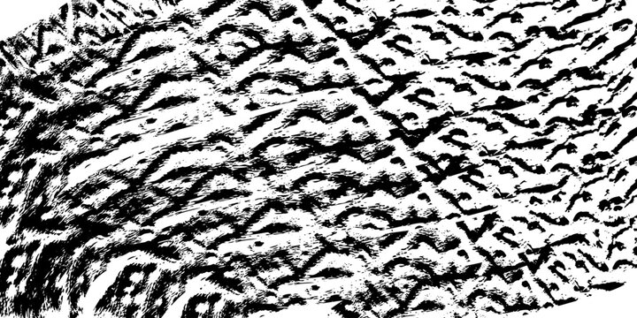 Wavy Grunge Pattern | Abstract Black Texture