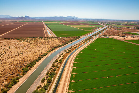 Irrigation Canal east of Phoenix