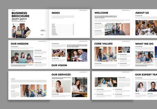 Business Brochure Template Design