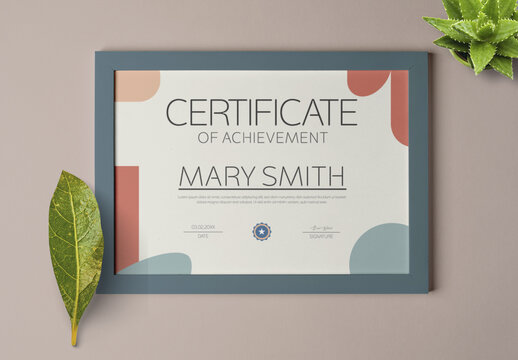 Elegant Certificate Template Design