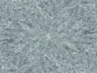Obraz premium Abstract background of crumpled silver aluminum foil texture with metallic glints and intricate crystalline patterns. Cold industrial grey material surface for design concepts.