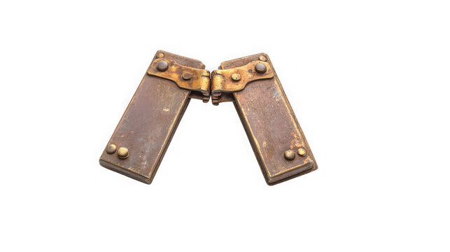 Rusty metal hinge