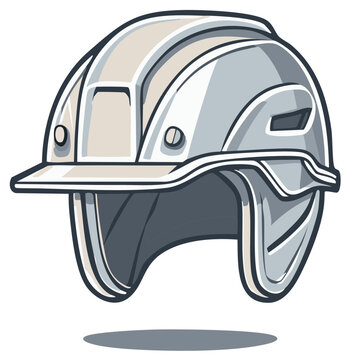 Baseball batting helmet with face mask and brim