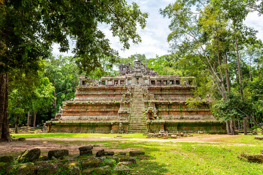 Phimeanakas Temple Pyramid in Angkor Thom Complex