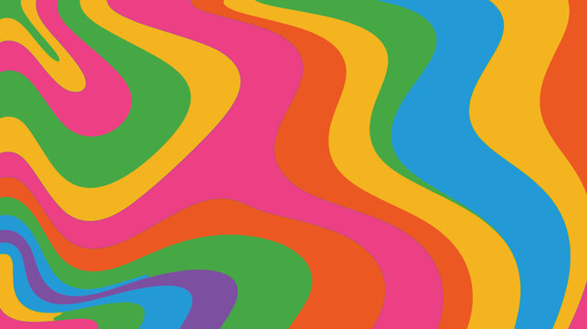 abstract wavy pattern with vibrant colors a fluid and dynamic vector illustration