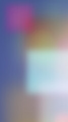 Obraz premium Abstract blurred background, with soft gradients, of deep blue, muted purple, and, pale light turquoise