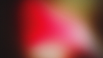 Obraz premium Abstract grainy gradient background with black red and light spots for banner.