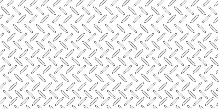 Shiny silver diamond plate metal texture with a repeating industrial steel pattern for construction design