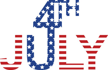 Obraz premium 4th July Independence Day USA Holiday Freedom America July