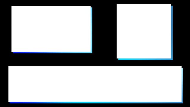 3種類のテロップベース（青）