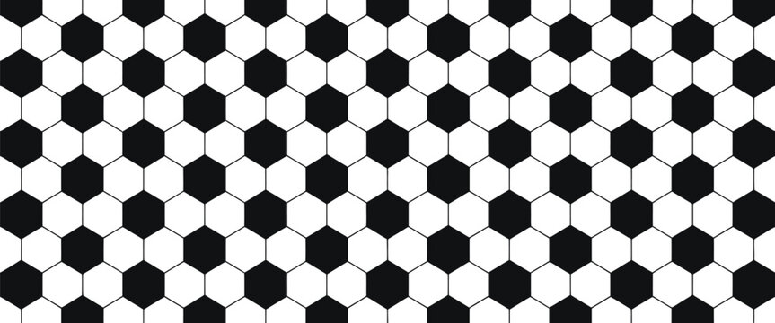 A seamless black and white geometric pattern featuring a 3D cube and hexagon mosaic structure for a modern vector tile wallpaper design