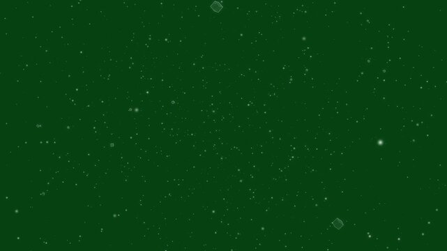 Explosion glass cube and shimmer particles, floating white sparkles. glowing particles, video shows an abstract explosion of white light and shimmering particles emanating on green screen. 4k video
