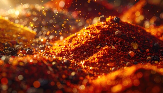Spices close up