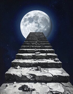 Stairway moon