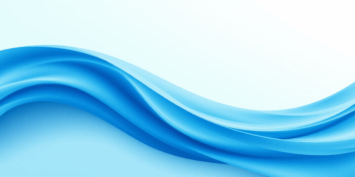 Abstract Blue Wave Background with Flowing Light Texture