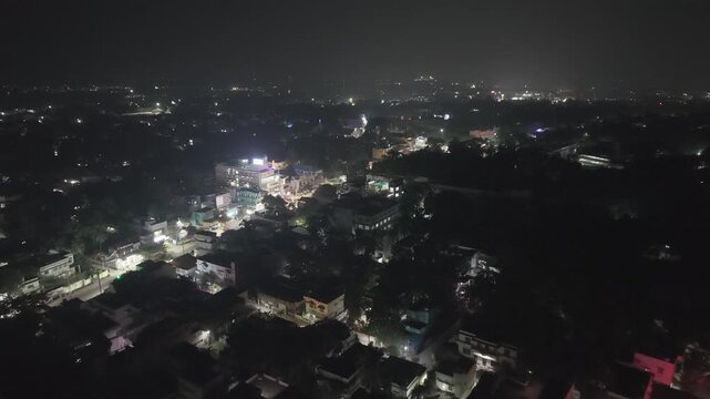 Nagercoil: Vettoornimadam Night View/கிறிஸ்மஸ் கால இரவில் வெட்டூர்ணிமடம்