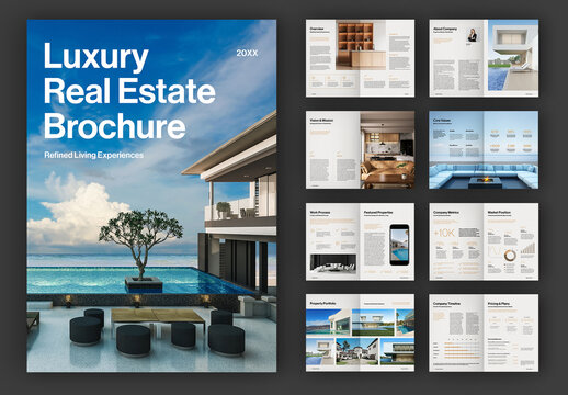 Luxury Real Estate Brochure Layout
