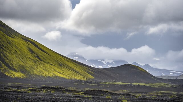 Volcanic landscape, barren landscape, Icelandic highlands, Iceland