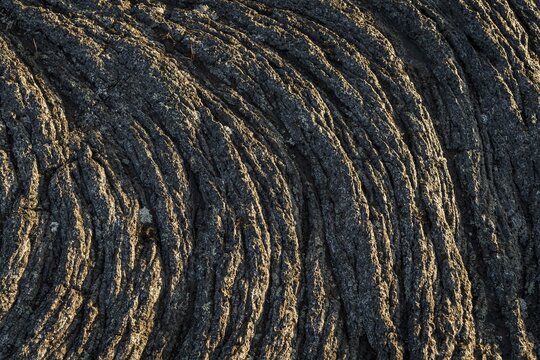 Solidified lava, lava flow, Her&eth;ubrei&eth;arlindir, Icelandic Highlands, Iceland