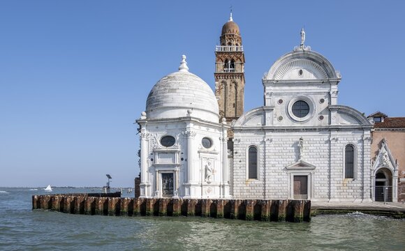 Church Chiesa di San Michele in Isola, Cemetery Island San Michele, Venice, Italy
