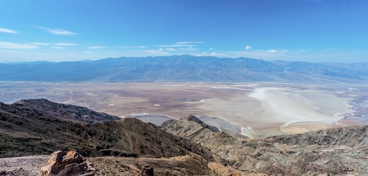 Dante's View, Death Valley National Park, mountains Panamint Range behind, Mojave Desert, California, USA
