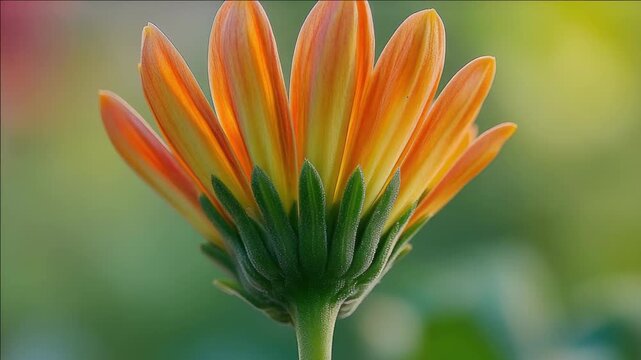Bright Orange Zinnia