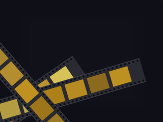 Fototapeta premium Classic Film Strip Photography Pattern Background