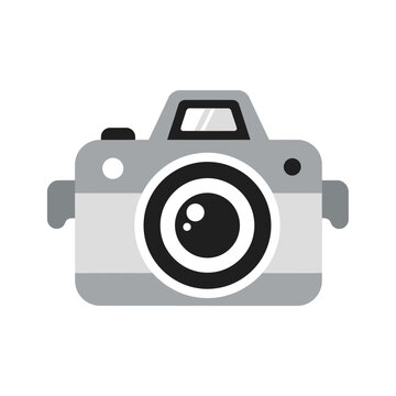 Simple Camera Icon, Photography Symbol, Vector Graphic