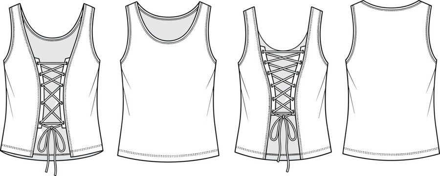 Technical sketches of women's apparel: wide leg pants, jeans, culottes, and flowy pants.