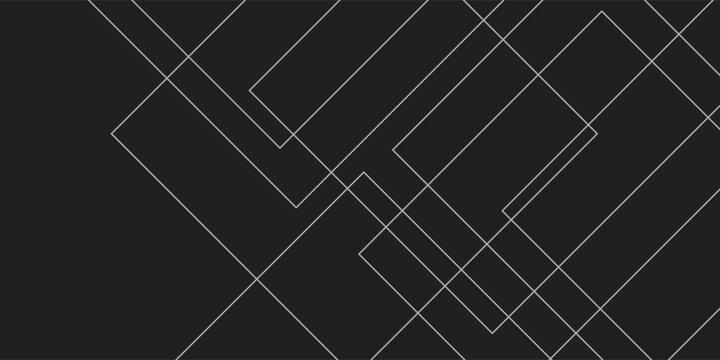 Abstract Black Geometric Background with Red Neon Line Accents, Suit for banner, web, brochure, pamflet, poster and presentation