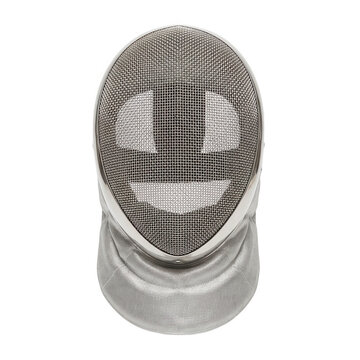 Fencing mask isolated on transparent background