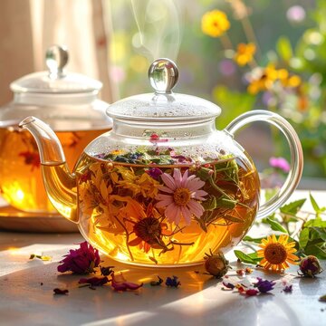 Floral tea