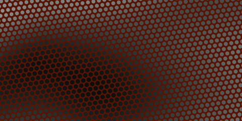 Obraz premium Honeycomb gradient texture vector red over black background