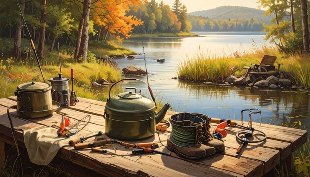 Fishing scene