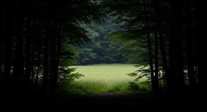 Forest opening light