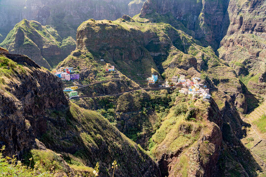Fontainhas village, Paul Valley, Santo Ant&atilde;o Island, Cape Verde.